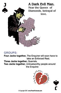 Jack of Spades, the fortune telling card for Libra for this week.