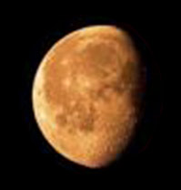 Waning Crescent of the Moon. Day, 6