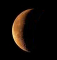 Waning Crescent of the Moon. Day, 9
