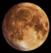 Waxing Crescent of the Moon. Day, 12 Waxing Crescent of the Moon. Day, 12