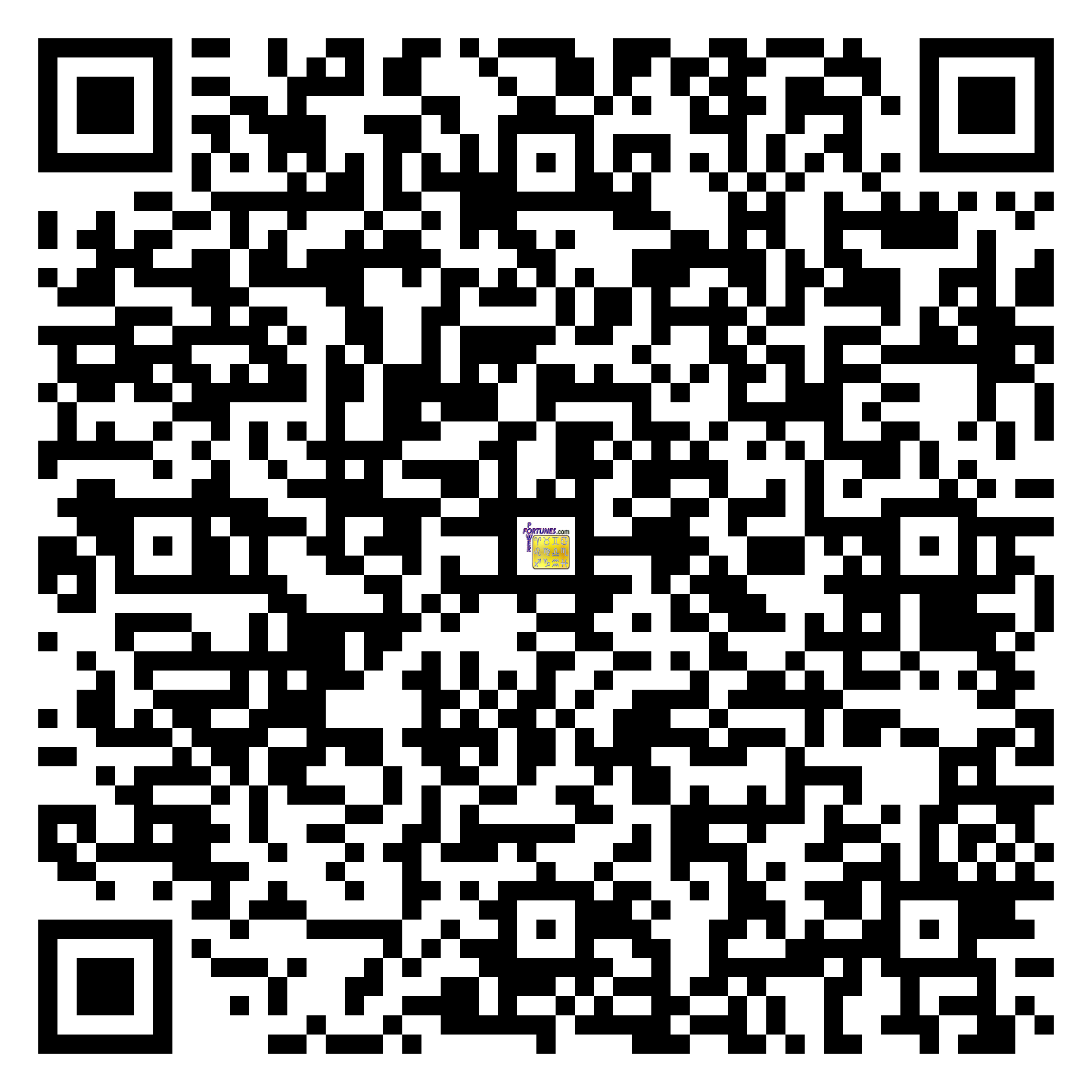 Download QR Code for PowerFortunes.com SKU# Pwr.bd46X30-s