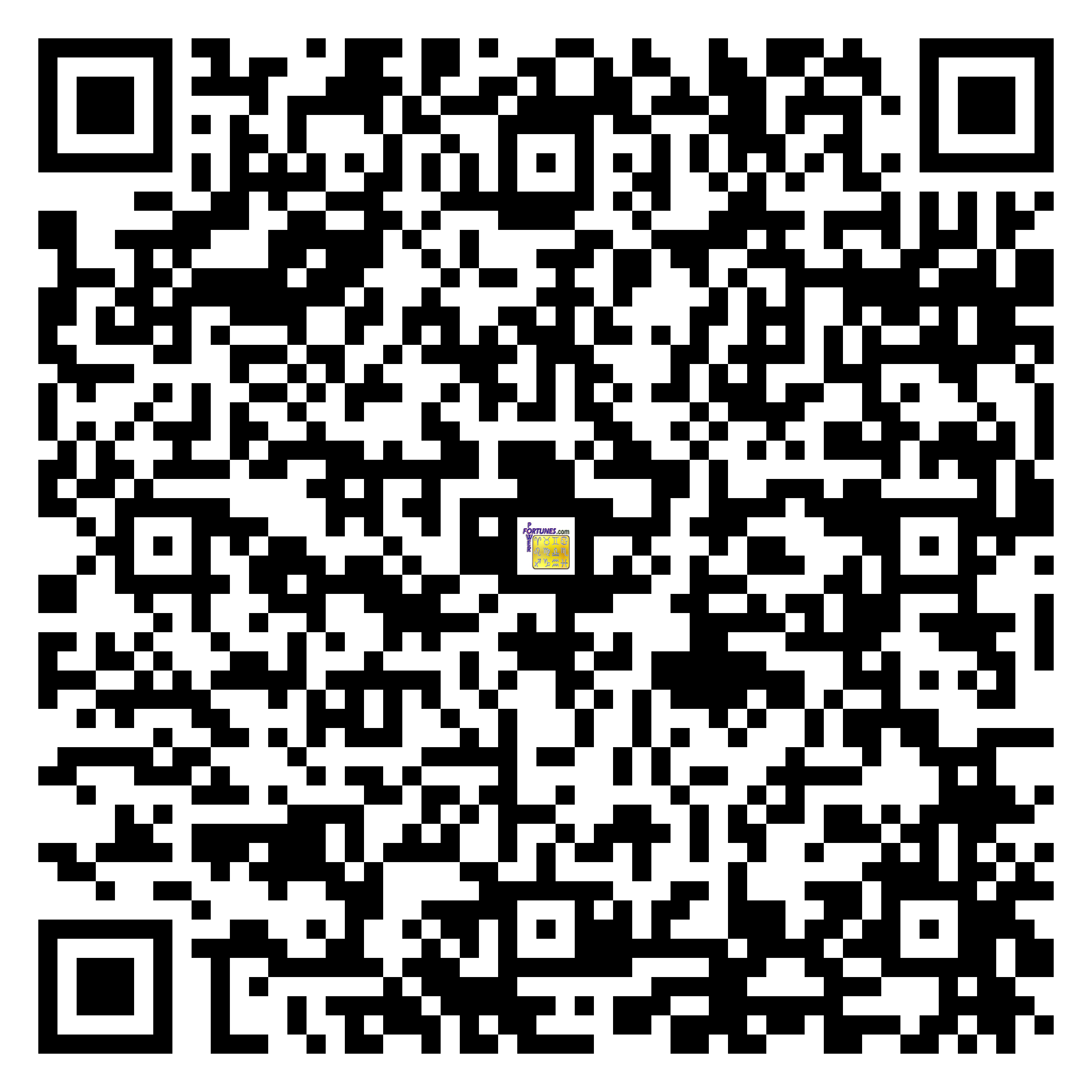 Download QR Code for PowerFortunes.com SKU# Pwr.bd47X53-s