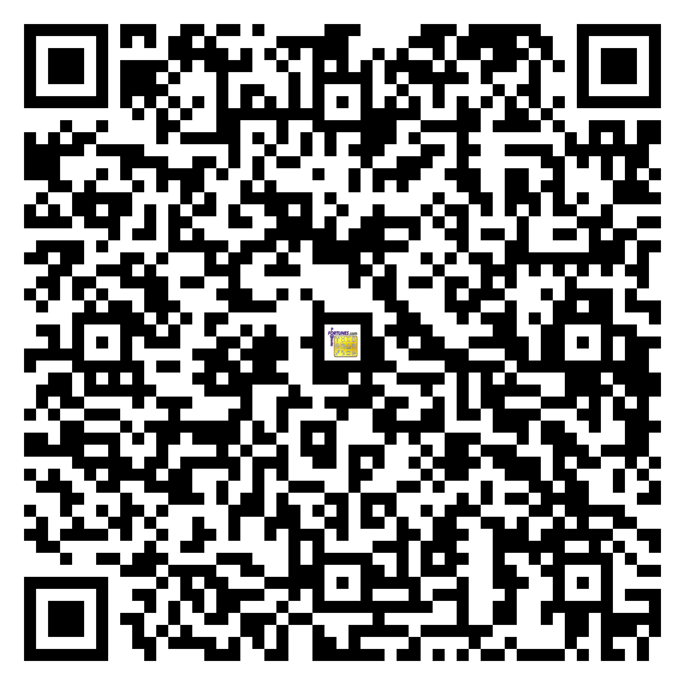 Download QR Code for PowerFortunes.com SKU# Pwr.bd49X32-m
