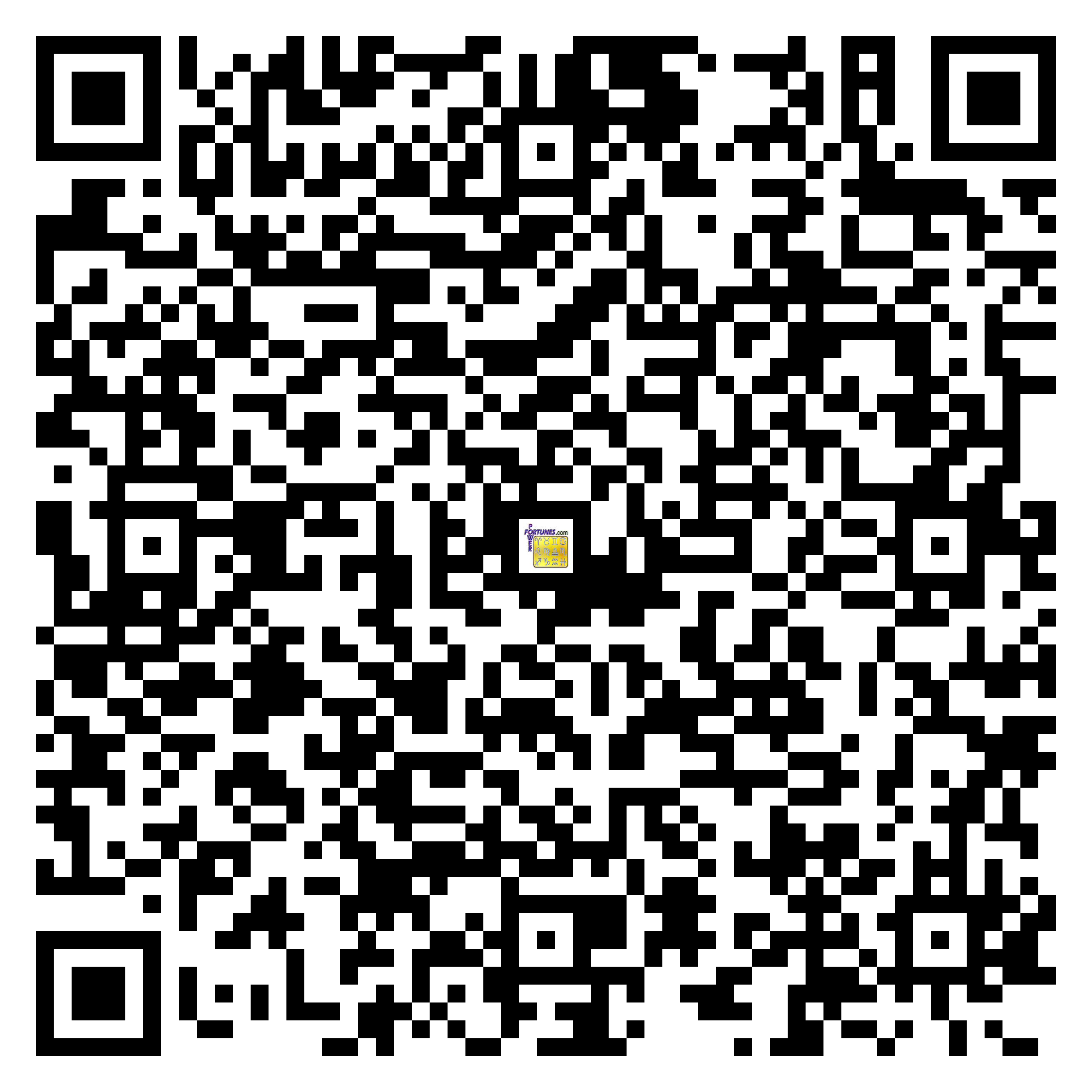 Download QR Code for PowerFortunes.com SKU# Pwr.bd51X180-s