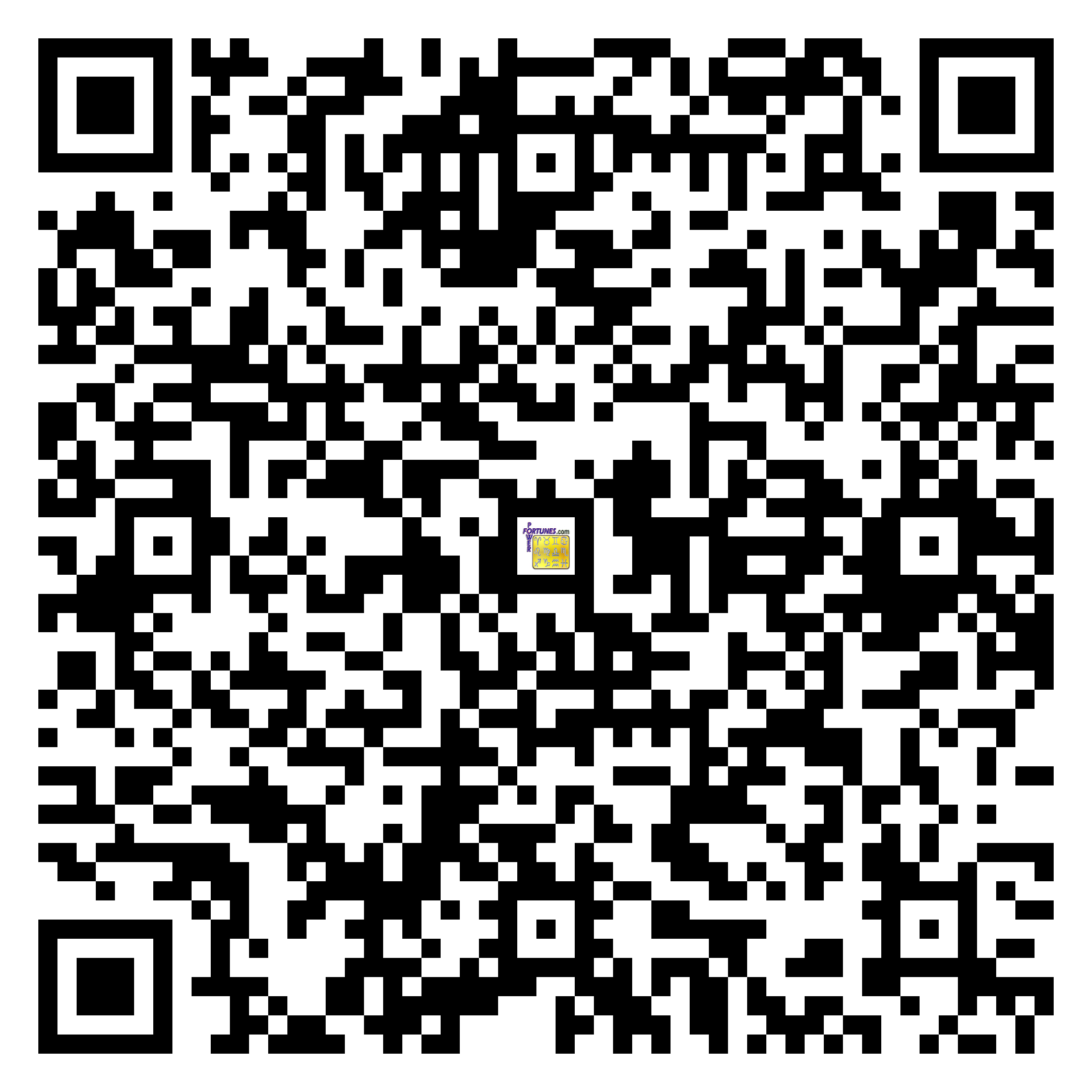 Download QR Code for PowerFortunes.com SKU# Pwr.br71X88-s