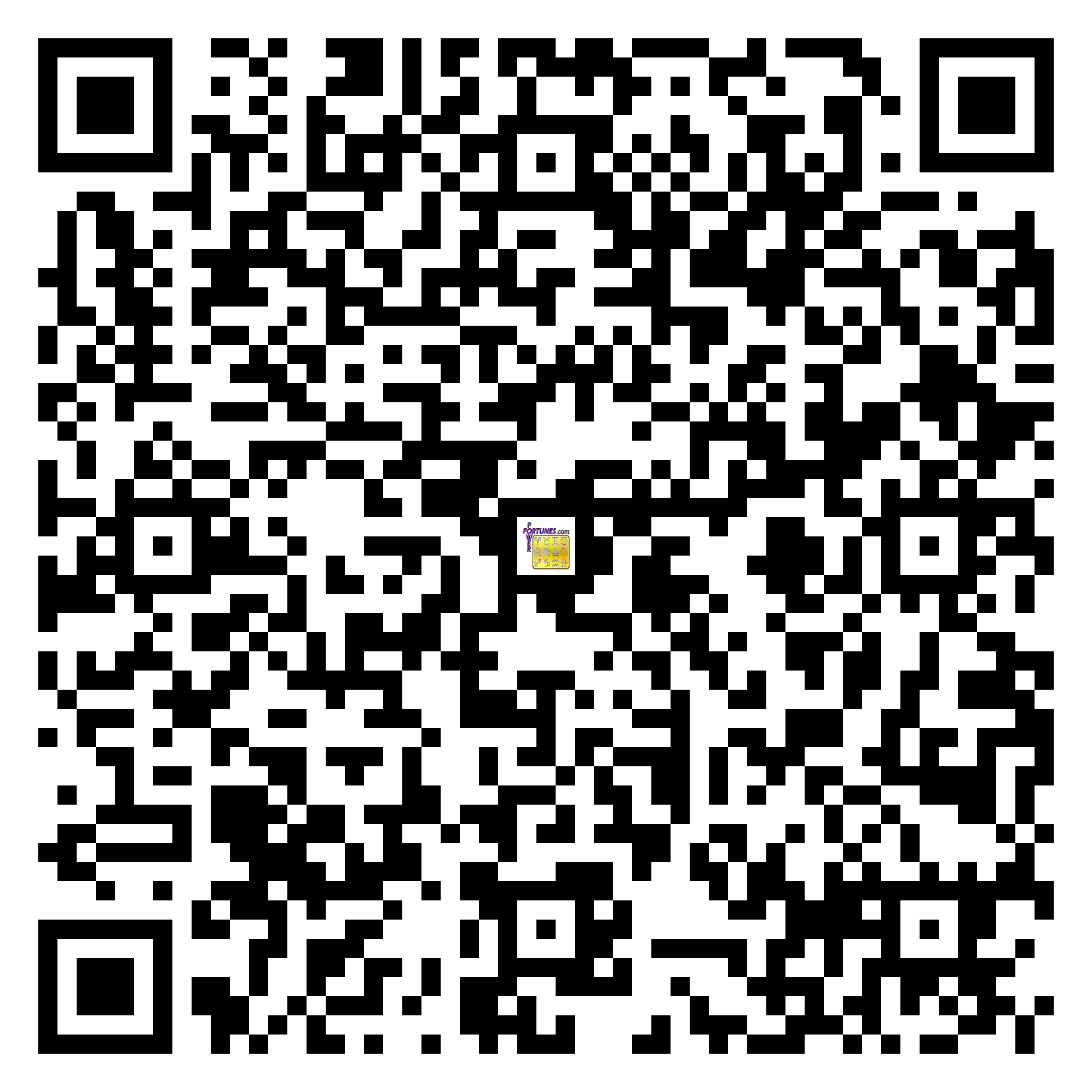 Download QR Code for PowerFortunes.com SKU# Pwr.br76X172-s