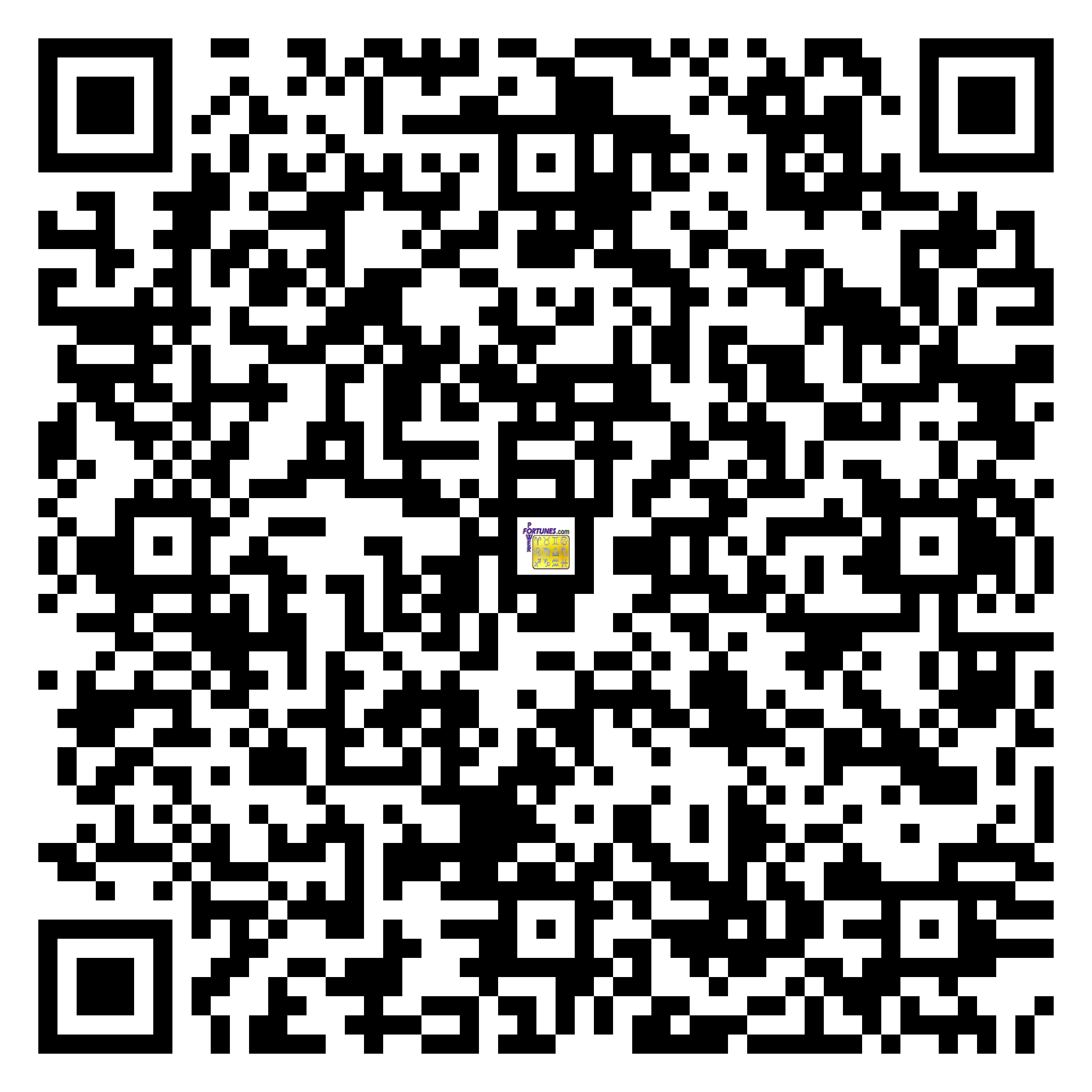 Download QR Code for PowerFortunes.com SKU# Pwr.fy03X05-m