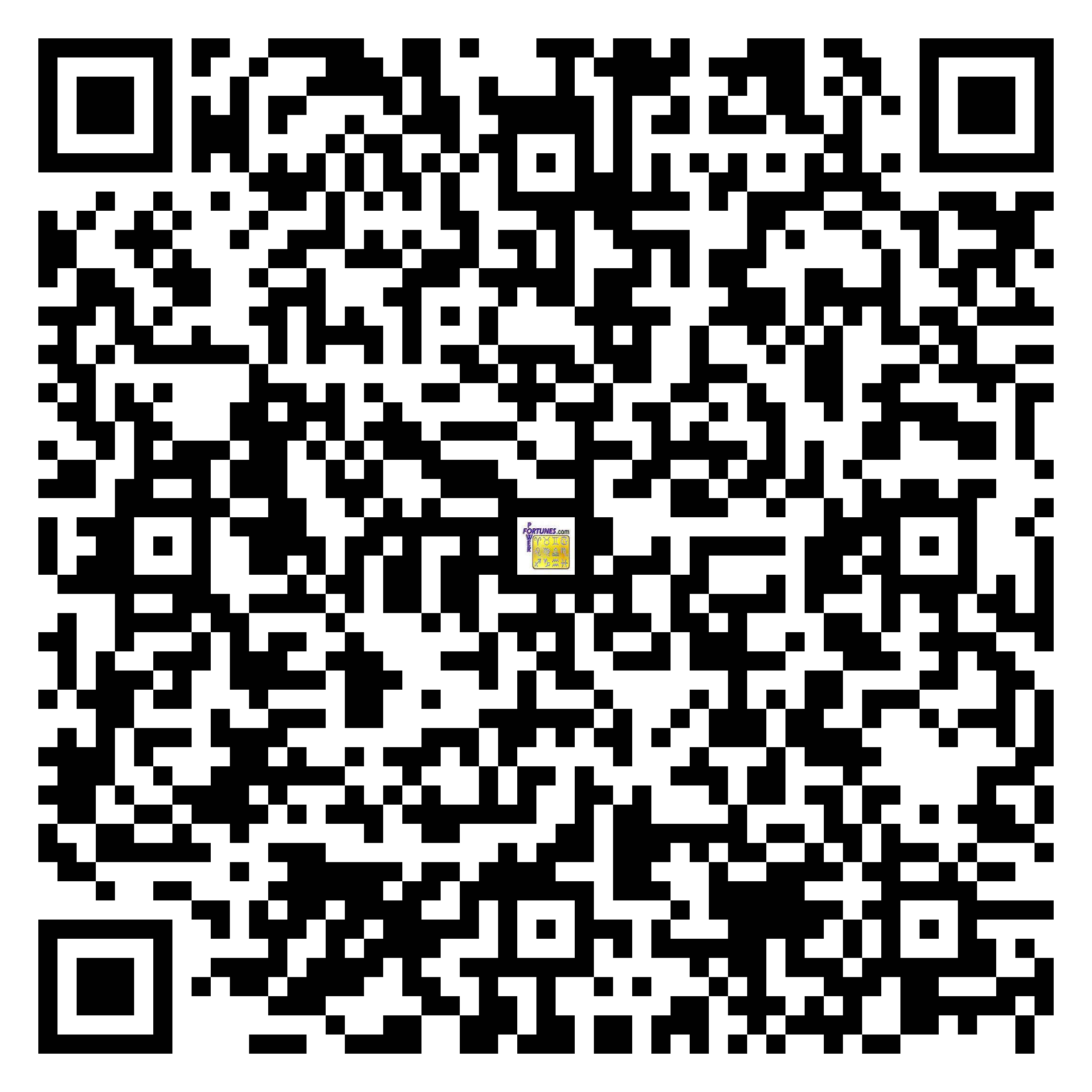 Download QR Code for PowerFortunes.com SKU# Pwr.fy05X40-m