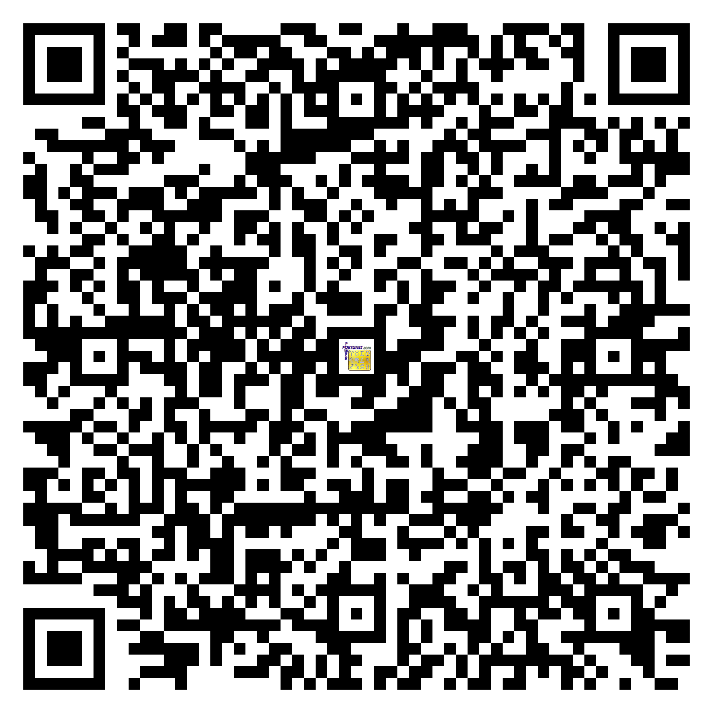 Download QR Code for PowerFortunes.com SKU# Pwr.fy10X20-m