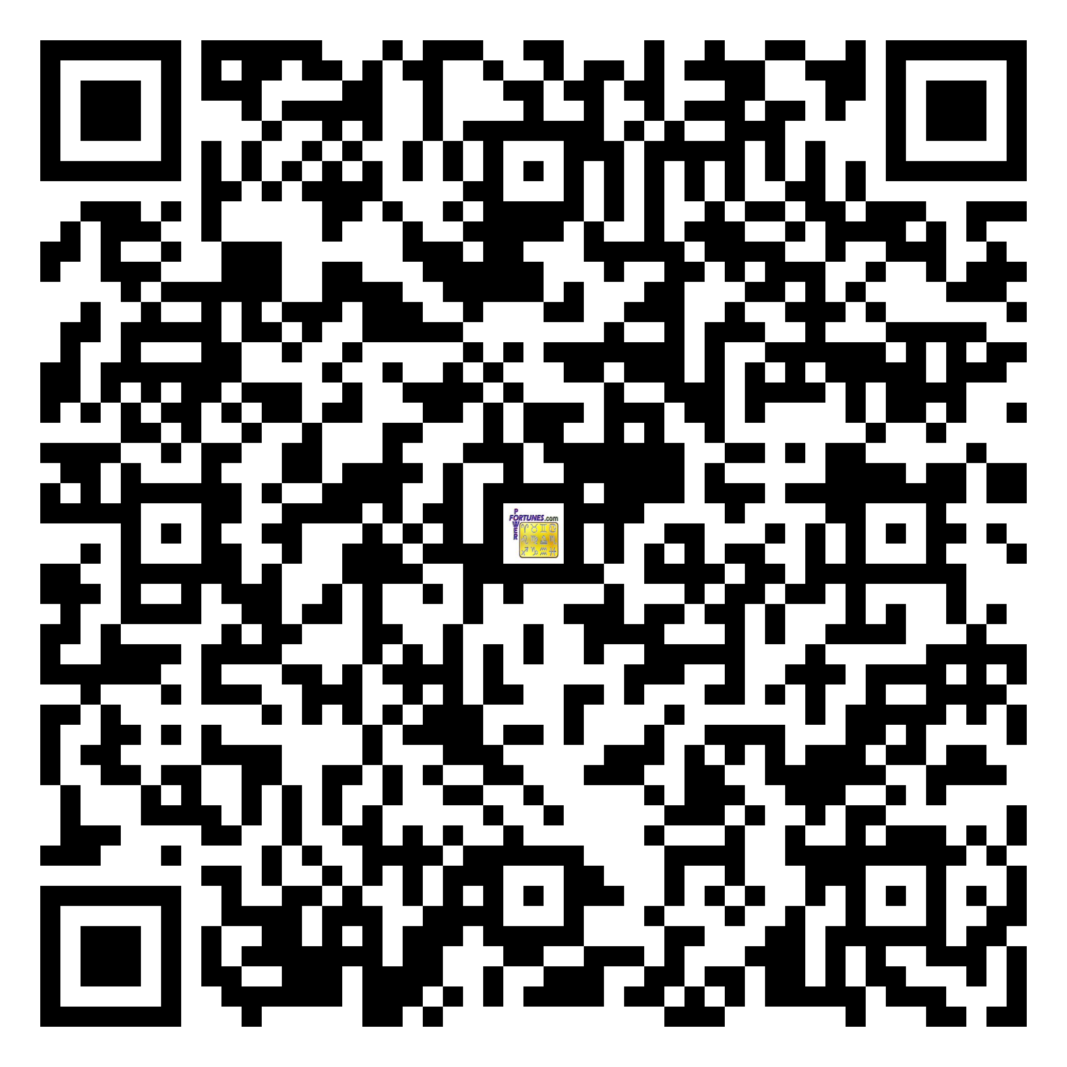 Download QR Code for PowerFortunes.com SKU# Pwr.fy15X13-m