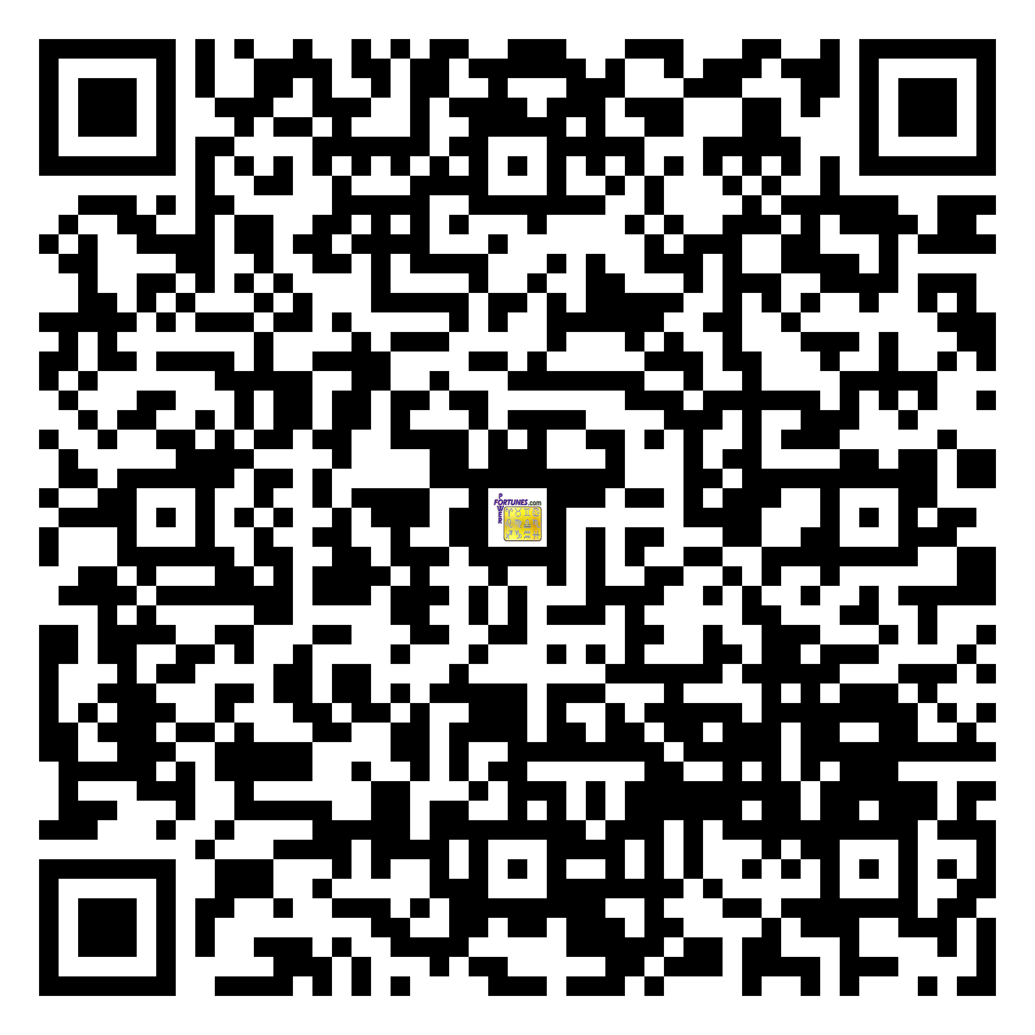 Download QR Code for PowerFortunes.com SKU# Pwr.fy22X48-m