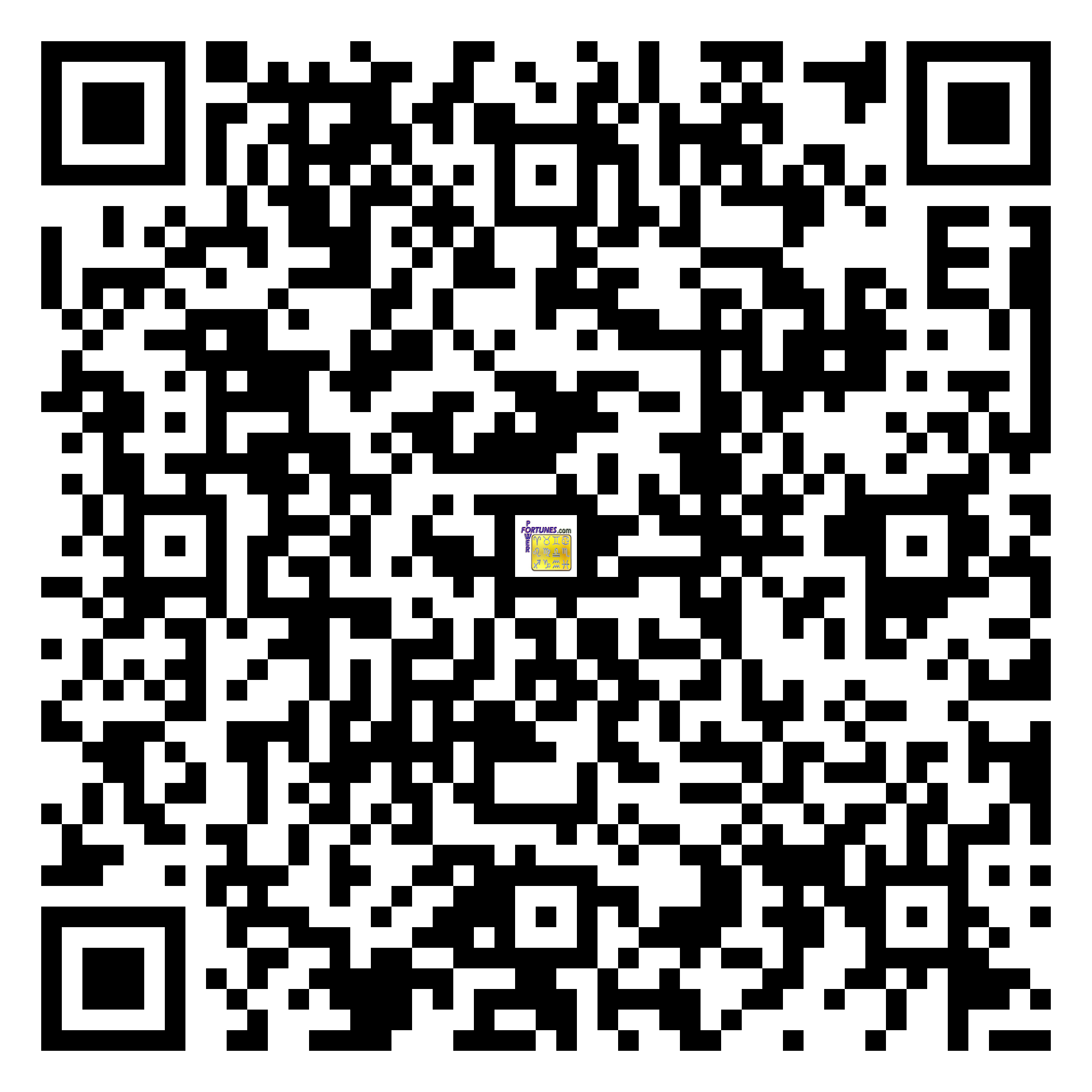 Download QR Code for PowerFortunes.com SKU# Pwr.fy24X37-m