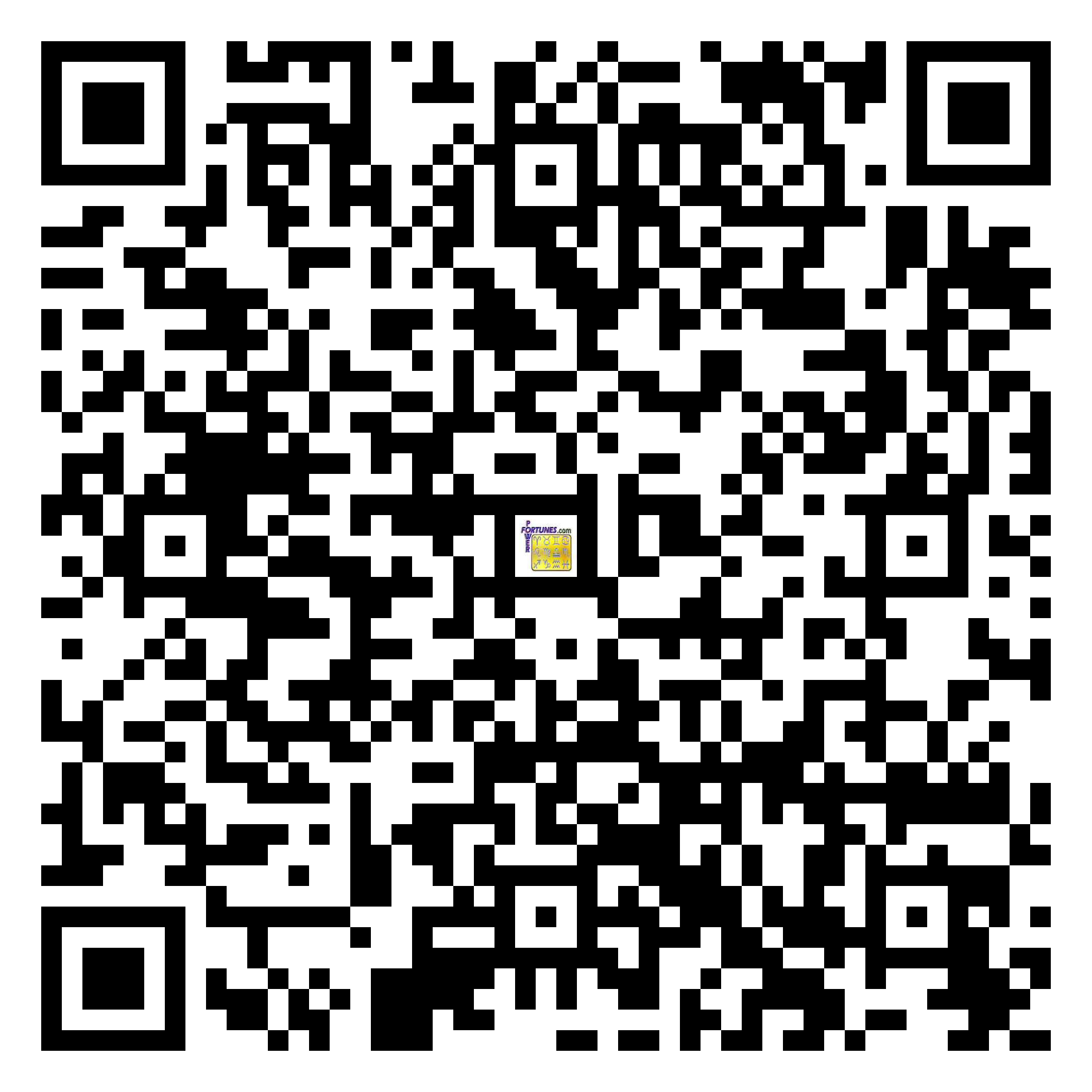 Download QR Code for PowerFortunes.com SKU# Pwr.fy27X08-m