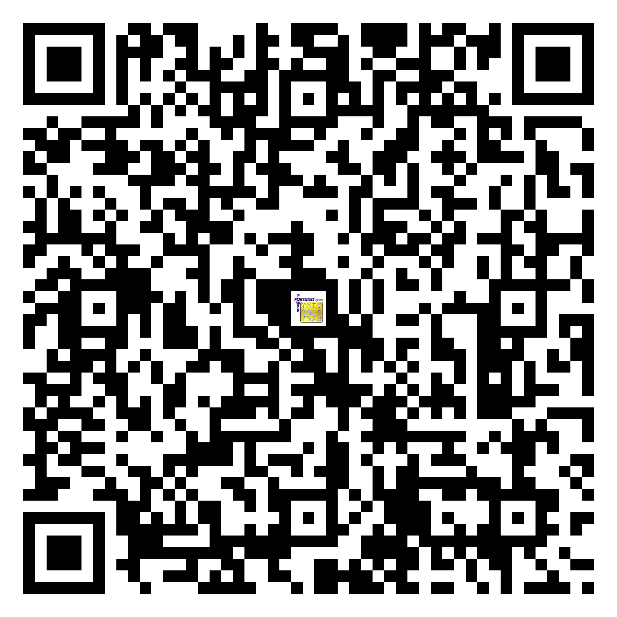 Download QR Code for PowerFortunes.com SKU# Pwr.fy34X45-m