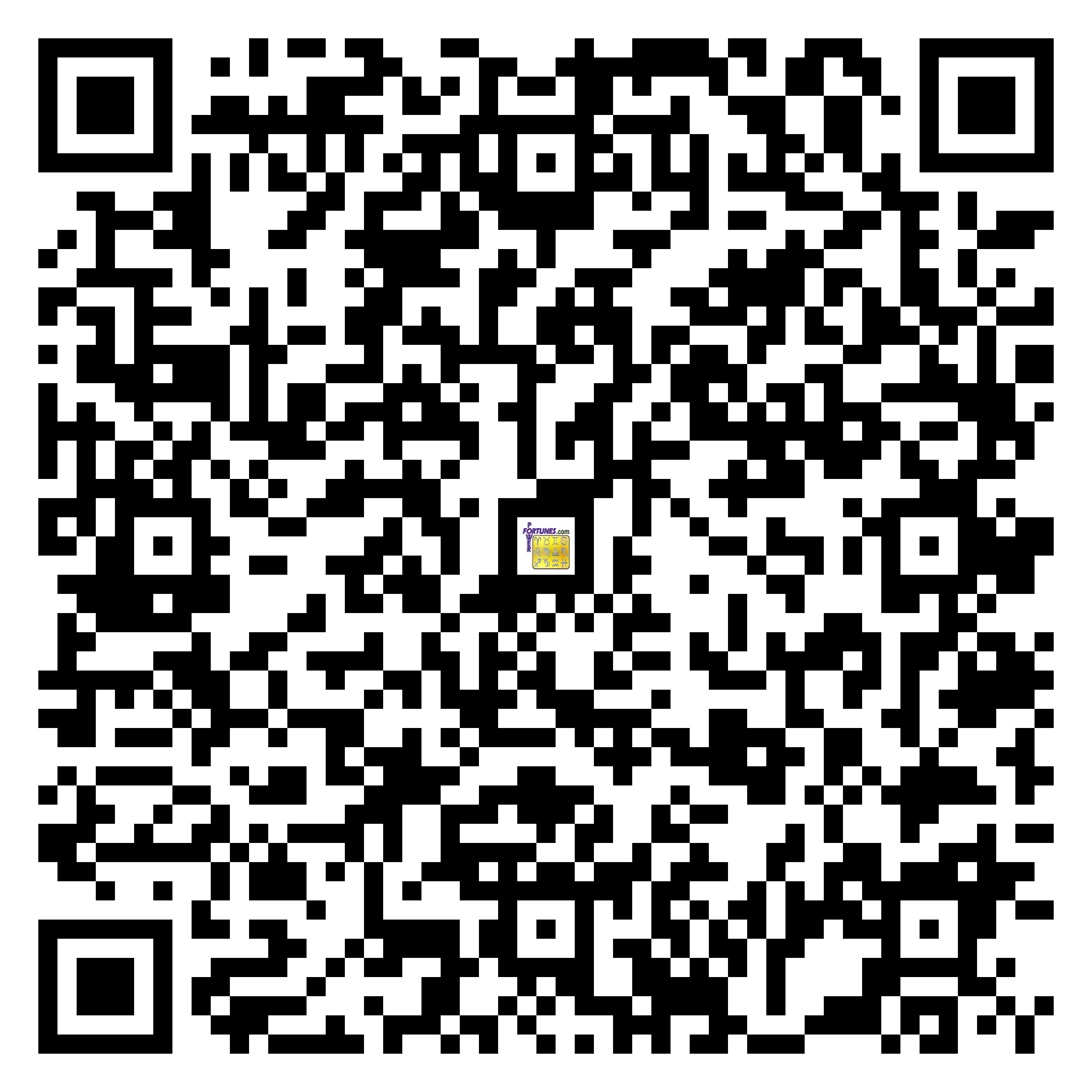 Download QR Code for PowerFortunes.com SKU# Pwr.fy35X46-m