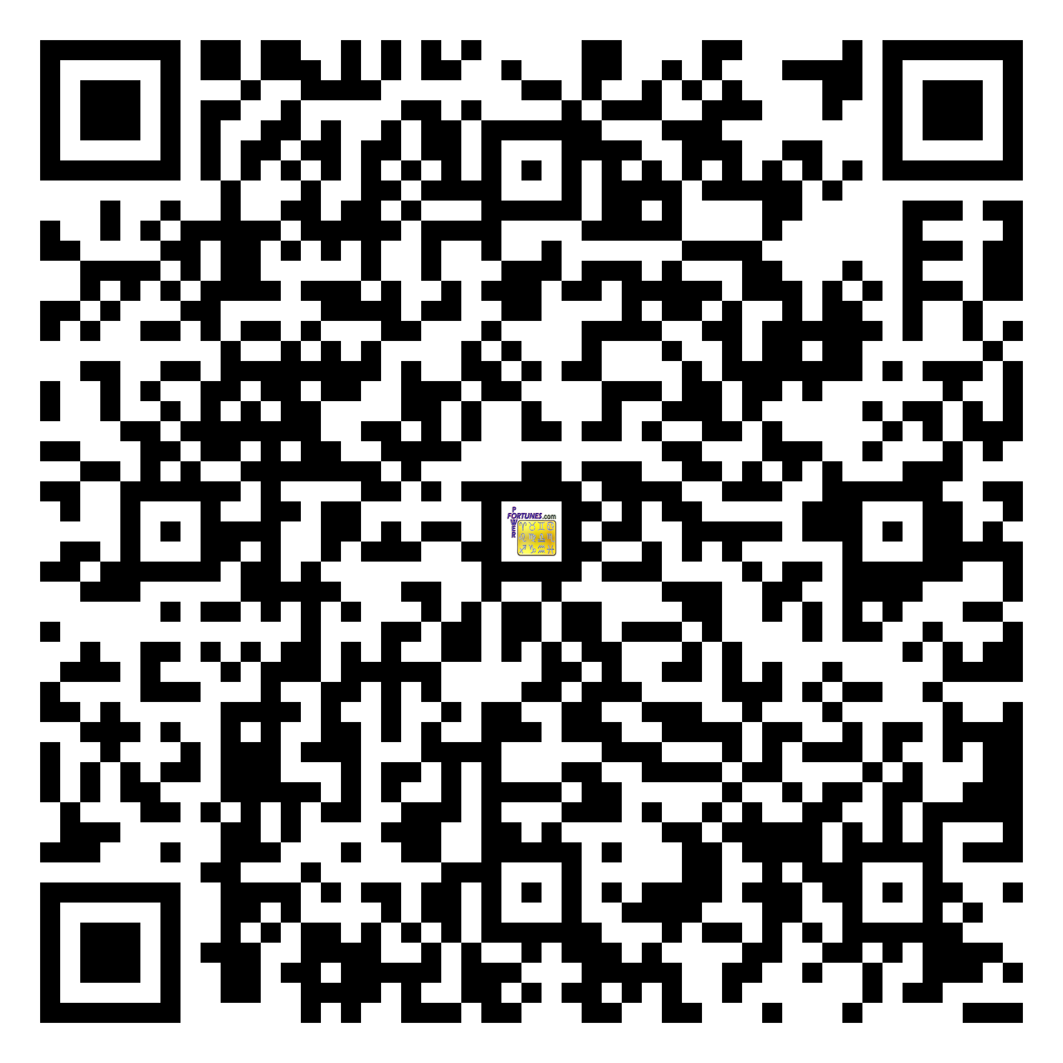 Download QR Code for PowerFortunes.com SKU# Pwr.fy36X22-m