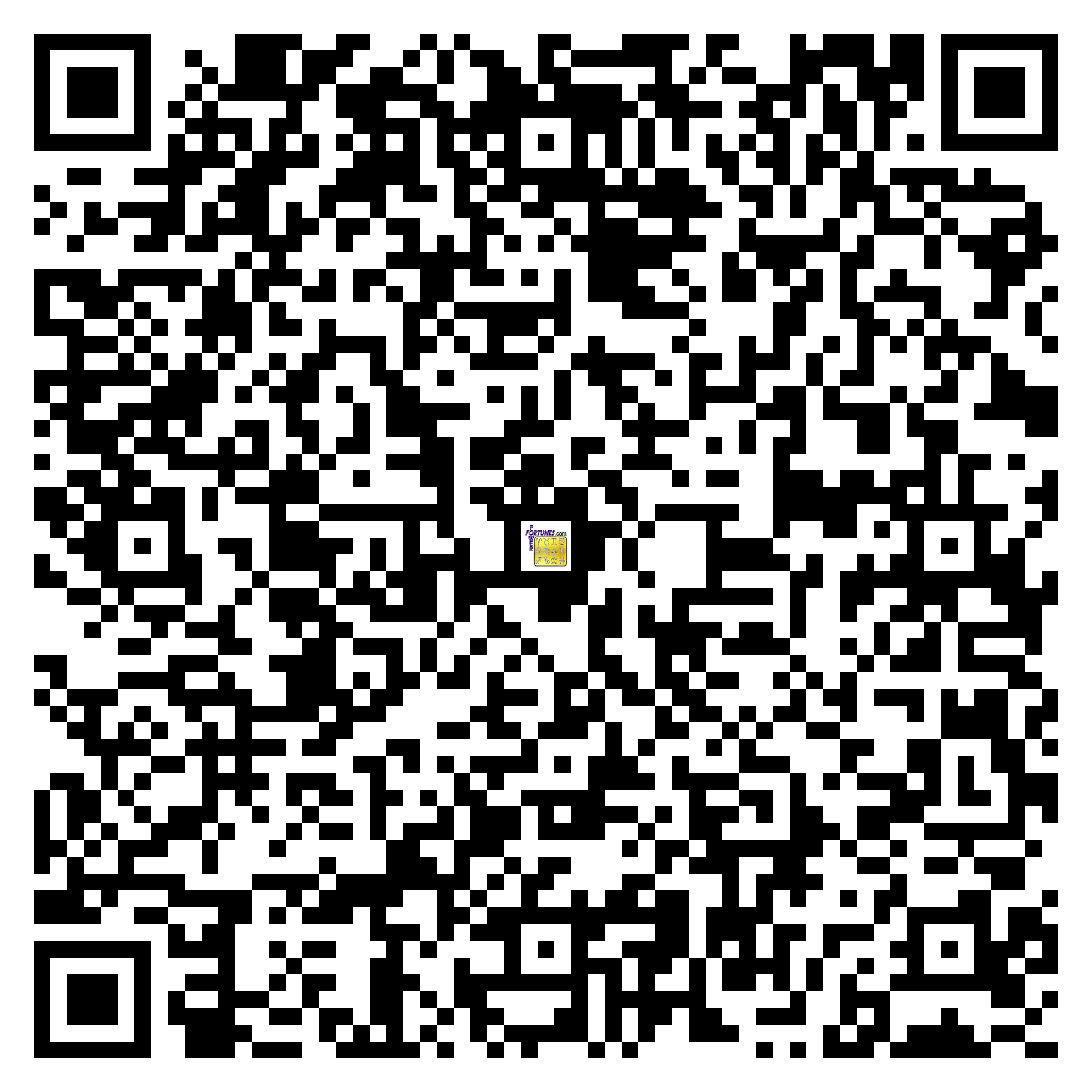 Download QR Code for PowerFortunes.com SKU# Pwr.fy39X25-m