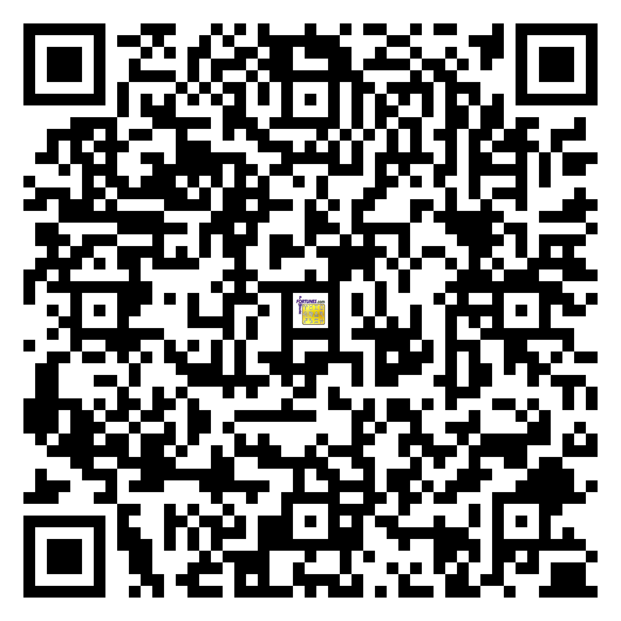 Download QR Code for PowerFortunes.com SKU# Pwr.fy94X150-m