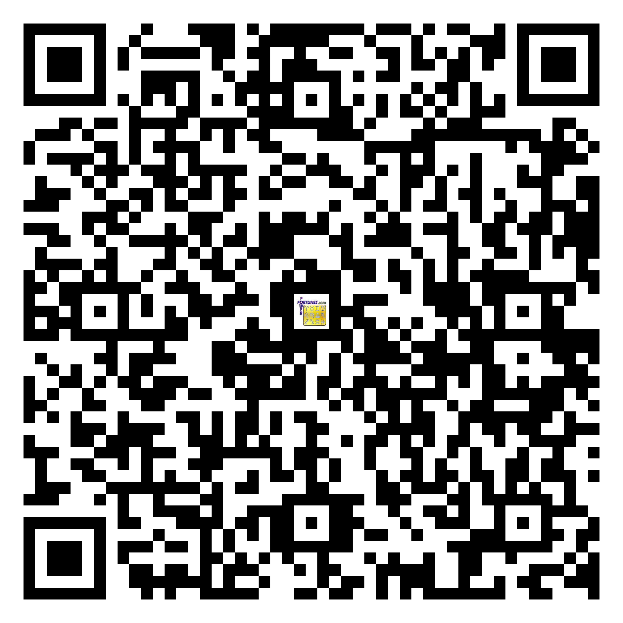 Download QR Code for PowerFortunes.com SKU# Pwr.fy96X157-m
