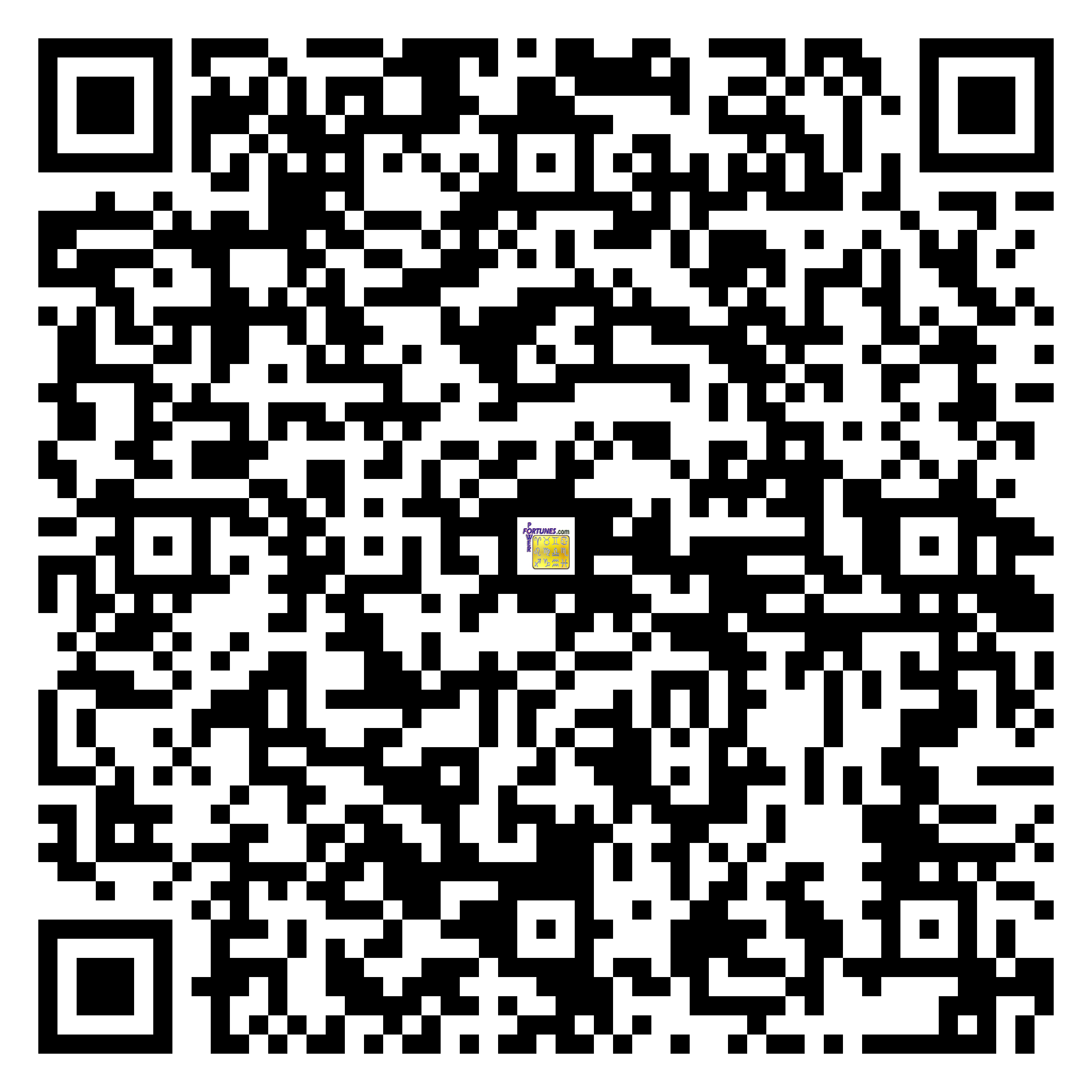 Download QR Code for PowerFortunes.com SKU# Pwr.fy99X159-m