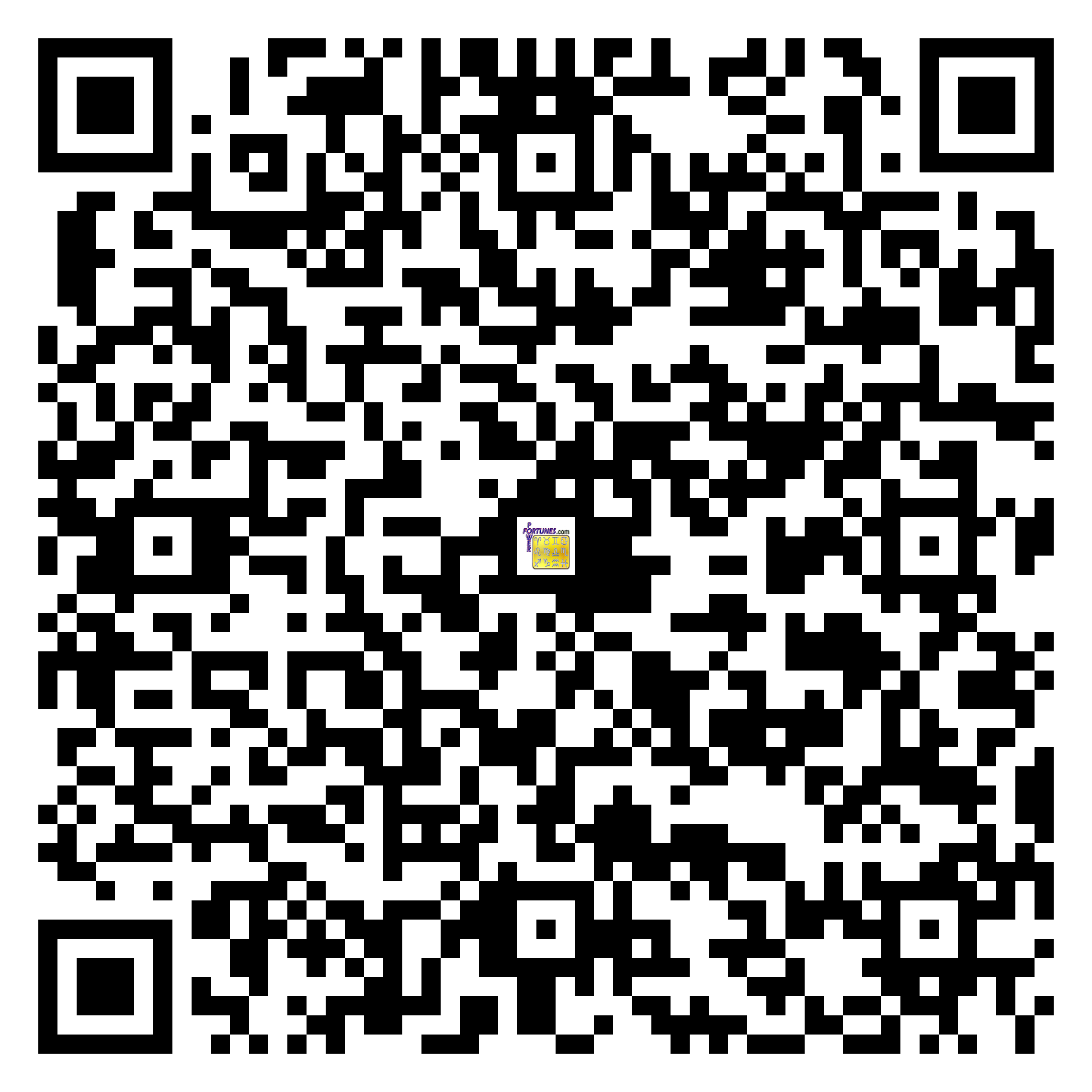 Download QR Code for PowerFortunes.com SKU# Pwr.lk106X65-s