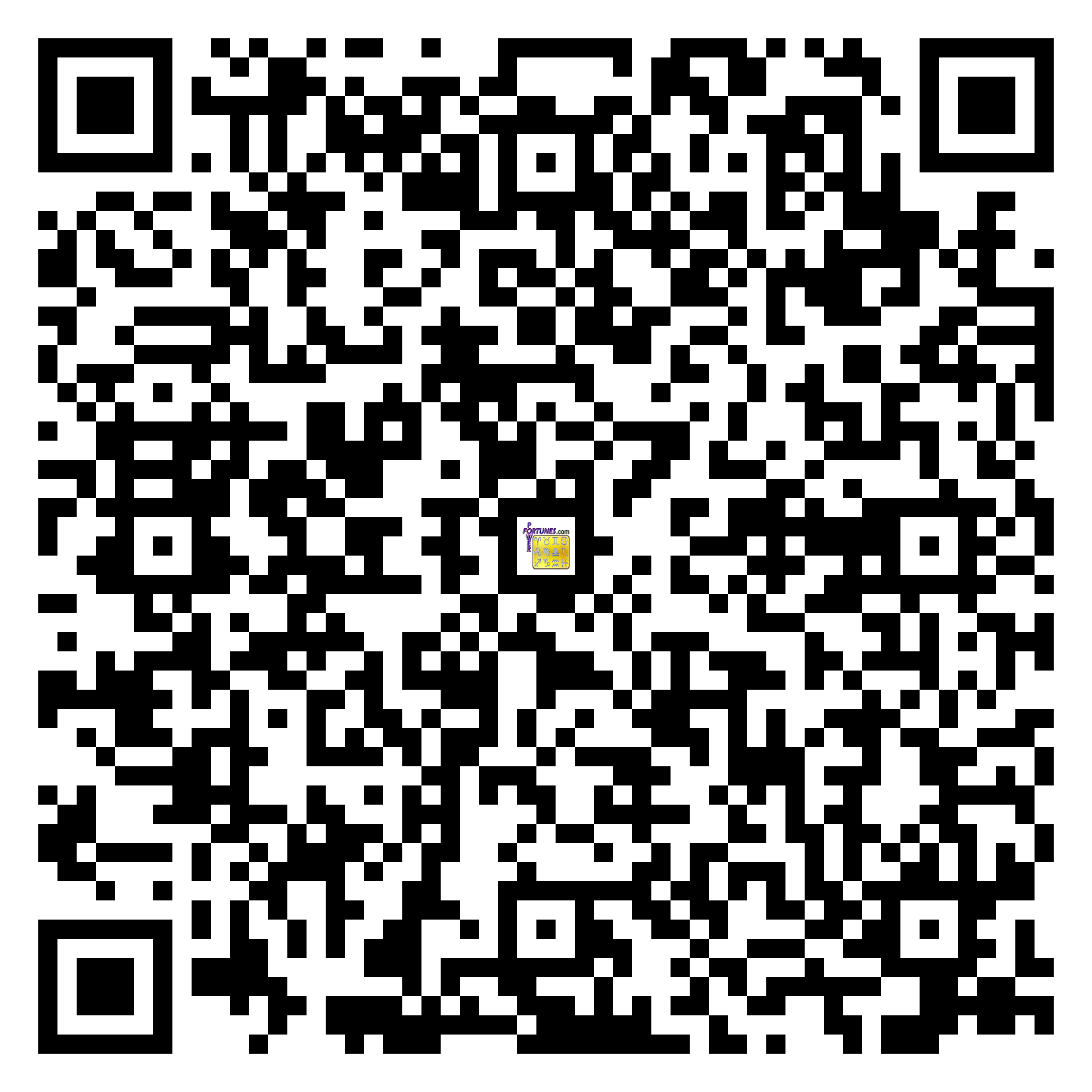 Download QR Code for PowerFortunes.com SKU# Pwr.lk57X83-s