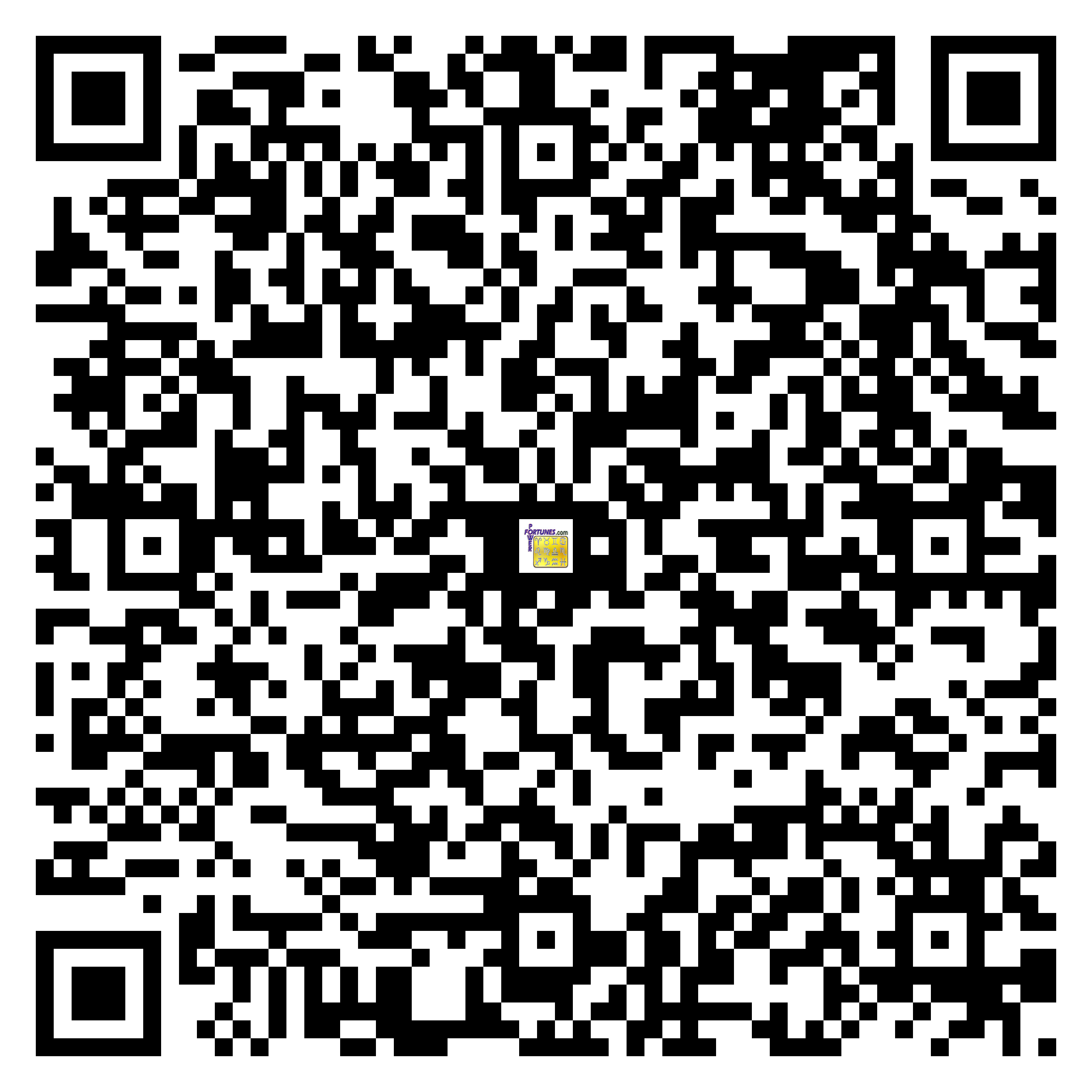 Download QR Code for PowerFortunes.com SKU# Pwr.lk58X84-s