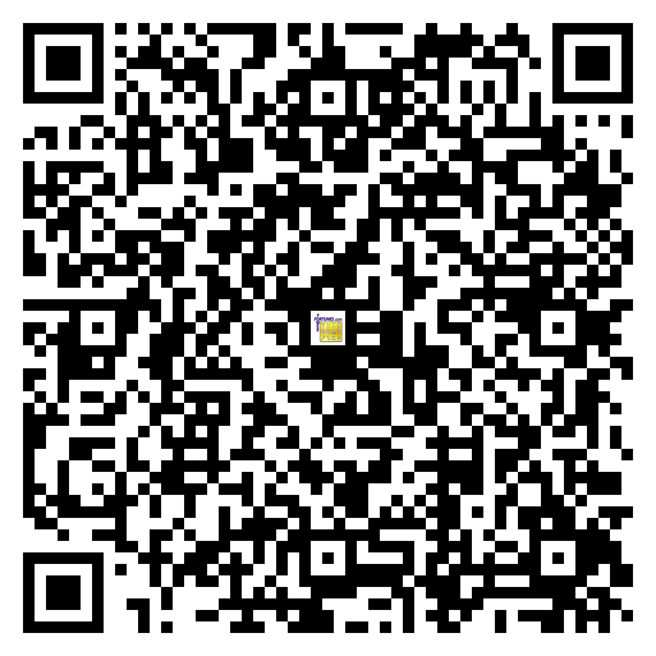 Download QR Code for PowerFortunes.com SKU# Pwr.lk80X137-m