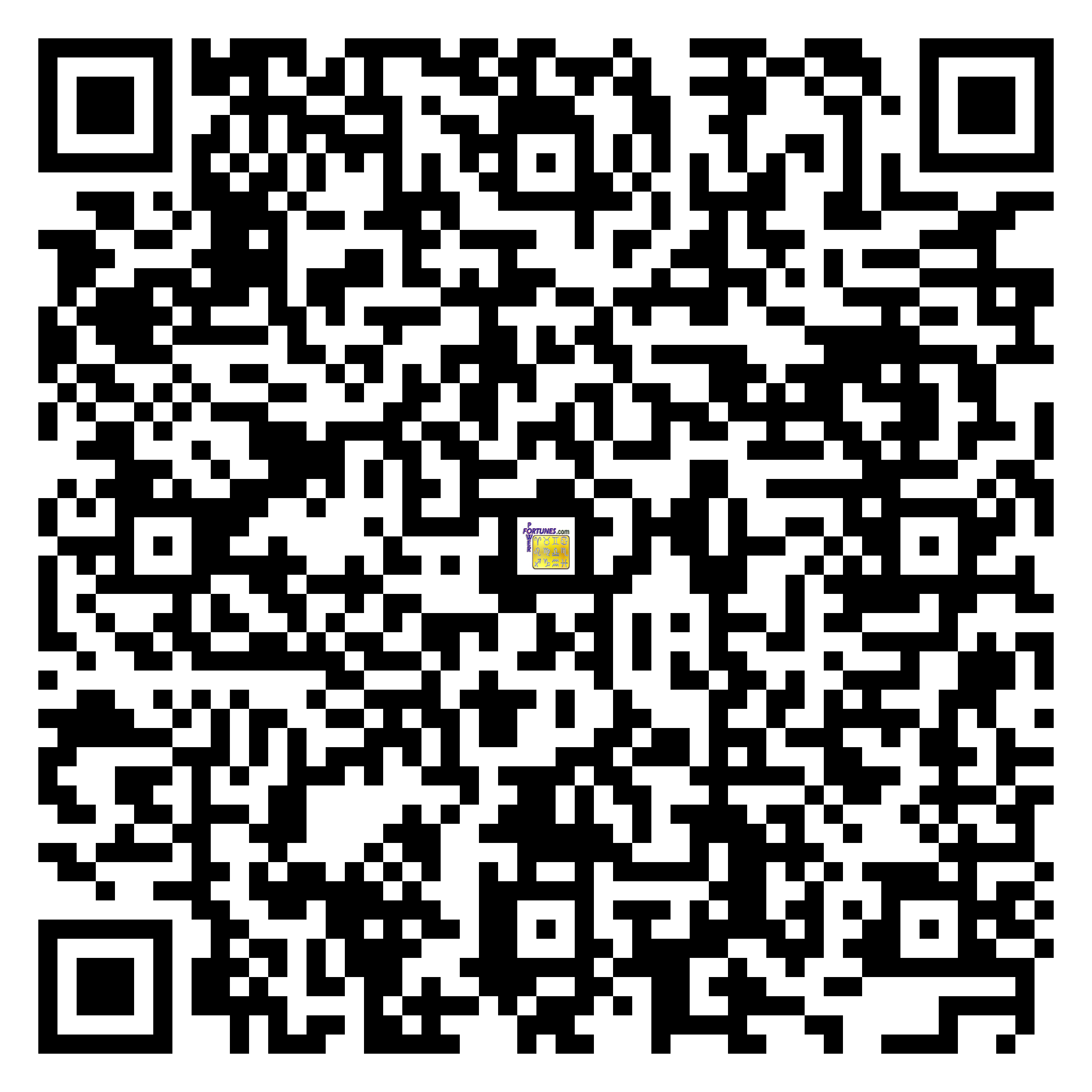 Download QR Code for PowerFortunes.com SKU# Pwr.lk81X138-m