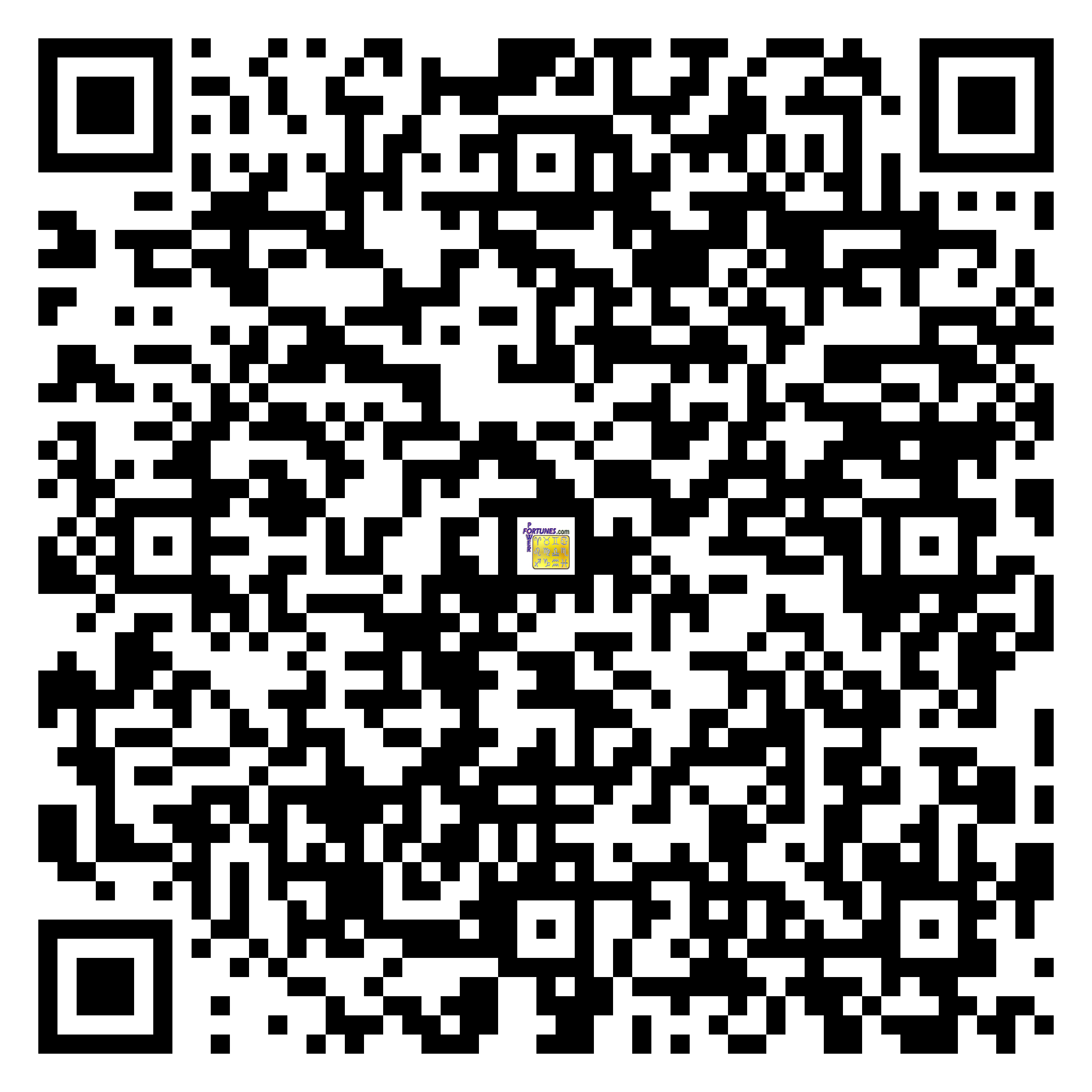 Download QR Code for PowerFortunes.com SKU# Pwr.lk89X145-s