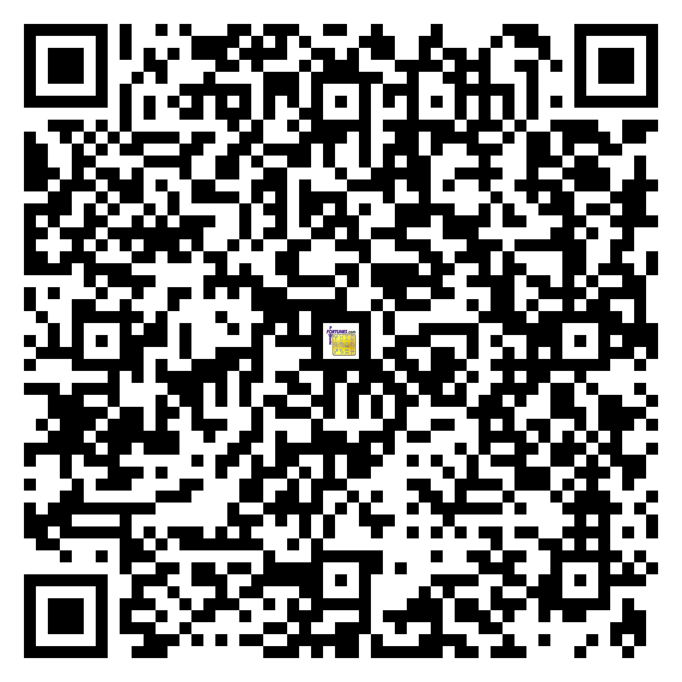 Download QR Code for PowerFortunes.com SKU# Pwr.mn136X58-s