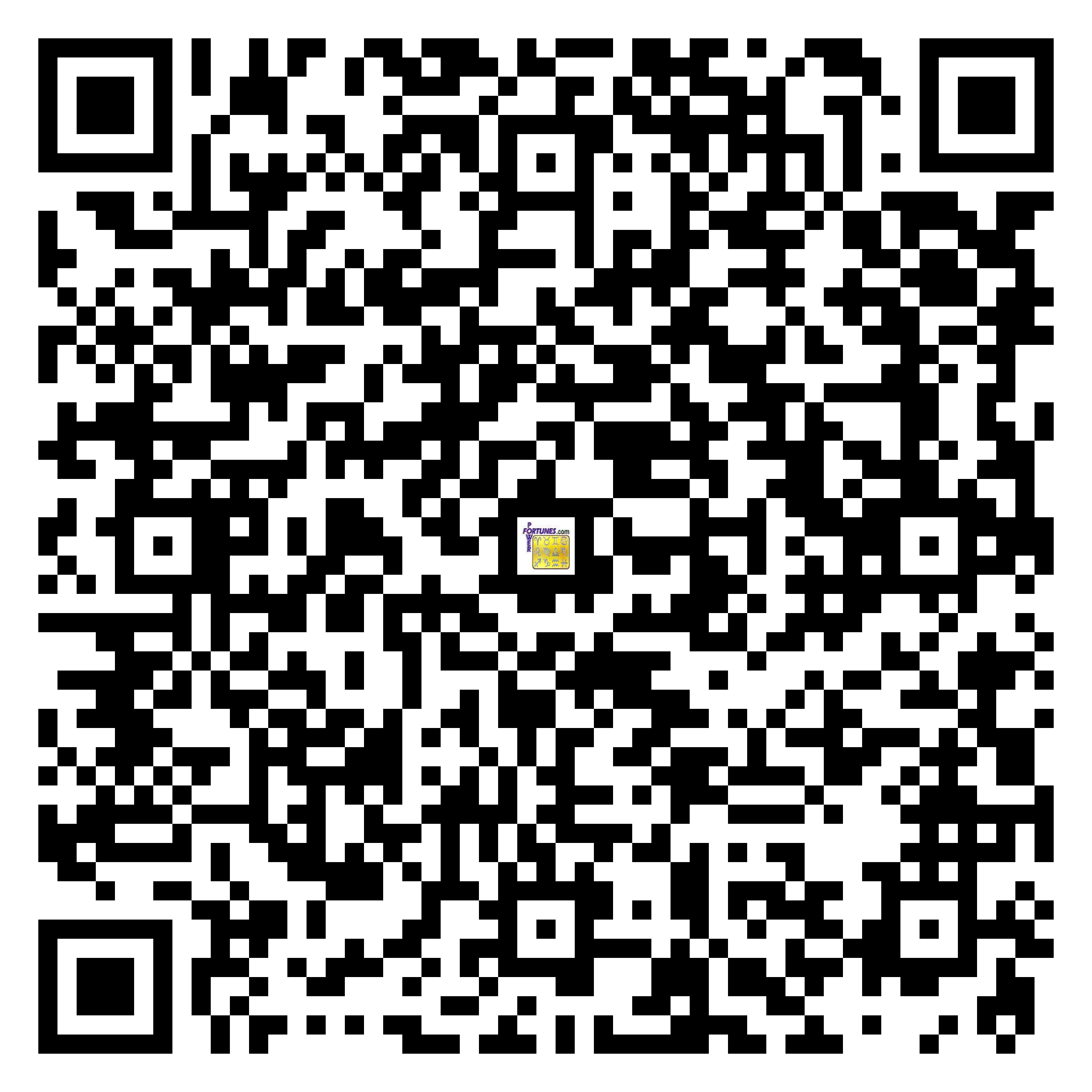 Download QR Code for PowerFortunes.com SKU# Pwr.mn139X66-s
