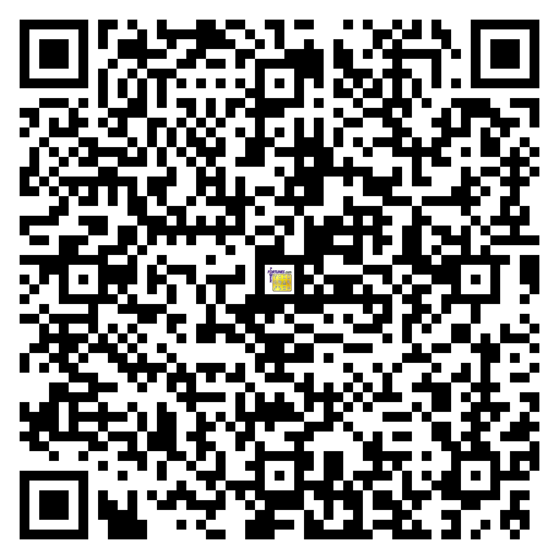 Download QR Code for PowerFortunes.com SKU# Pwr.mn142X132-s