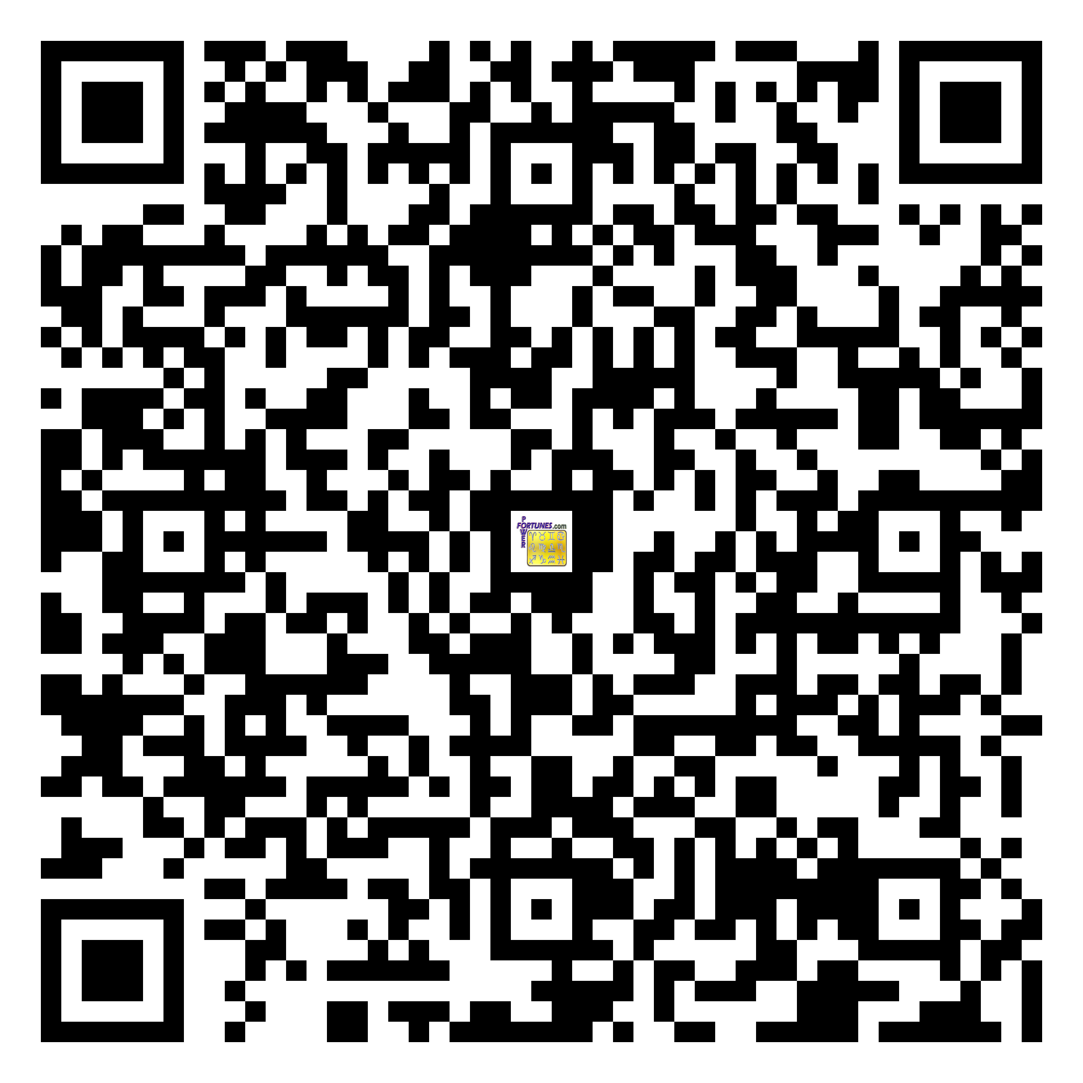 Download QR Code for PowerFortunes.com SKU# Pwr.mn144X75-s