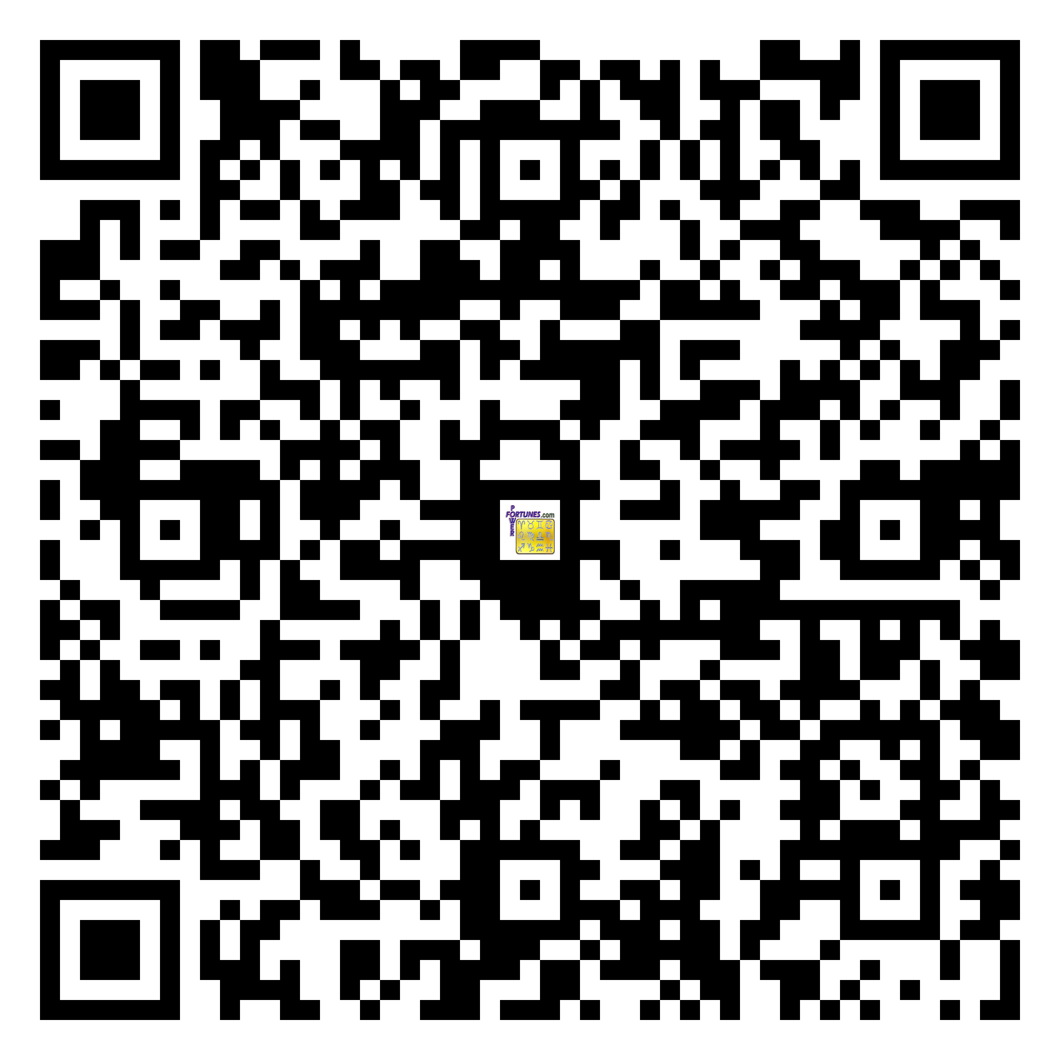 Download QR Code for PowerFortunes.com SKU# Pwr.mn147X74-s
