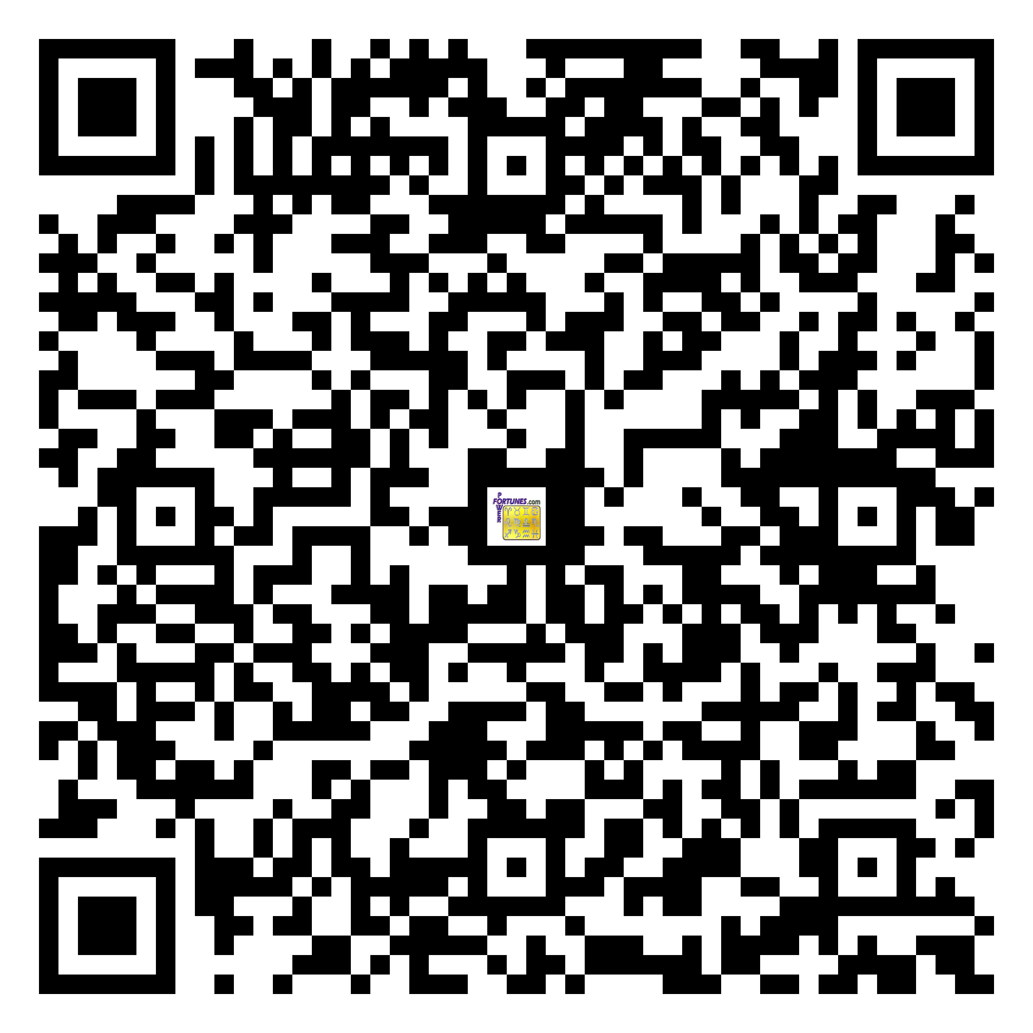 Download QR Code for PowerFortunes.com SKU# Pwr.mn150X79-s