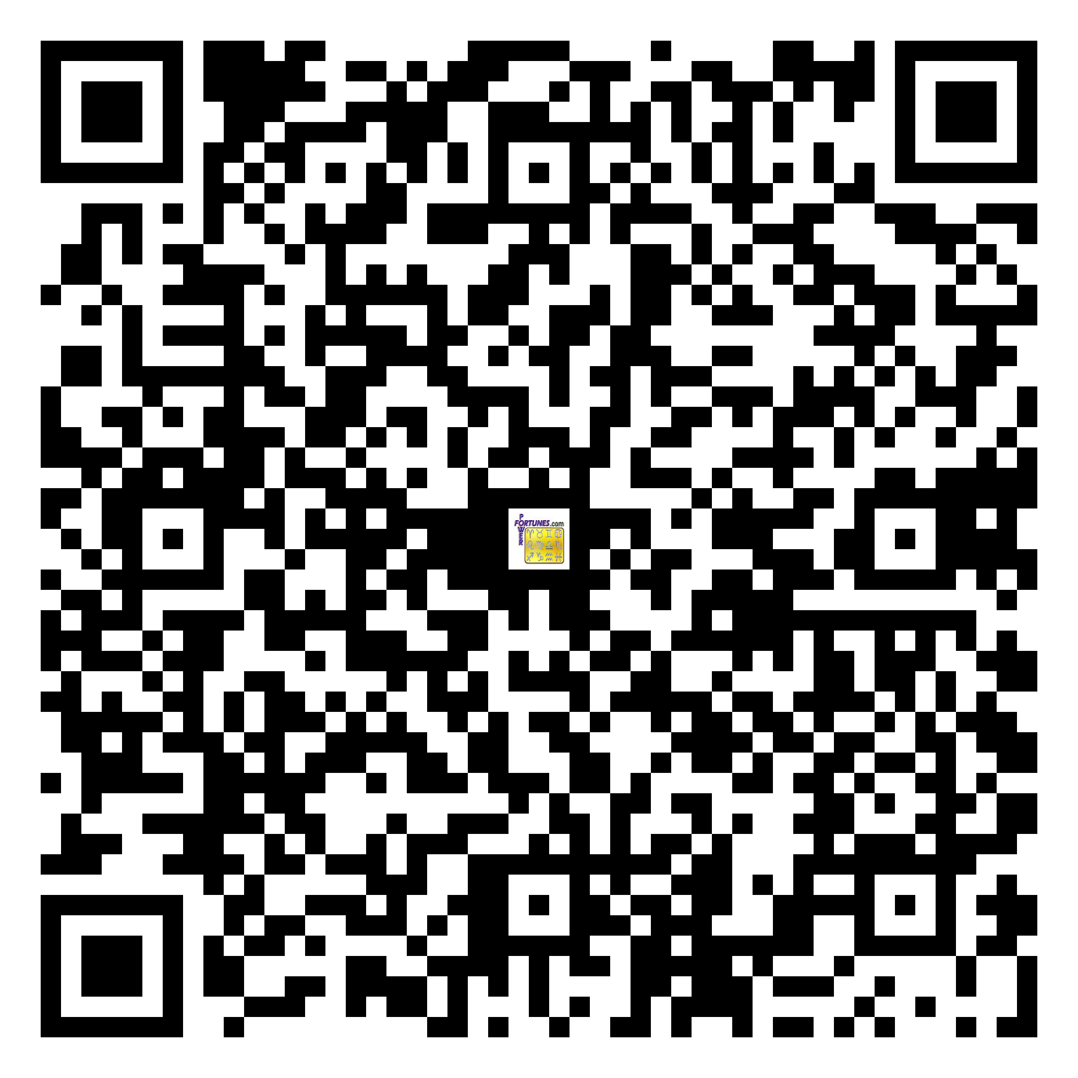 Download QR Code for PowerFortunes.com SKU# Pwr.mn151X76-s