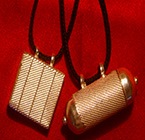 A silver locket Kavach