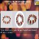 Click for video about, Lucky Charm Bracelet, Crystal - Rudraksh Beads